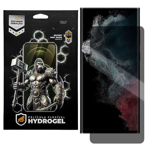 Película para Samsung Galaxy S22 Ultra - Privacidade Hydrogel - Gshield