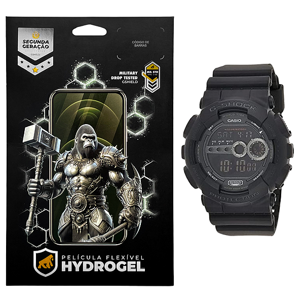 Película para Casio G-Shock GD-100 - Hydrogel HD 6 Unidades - Gshield