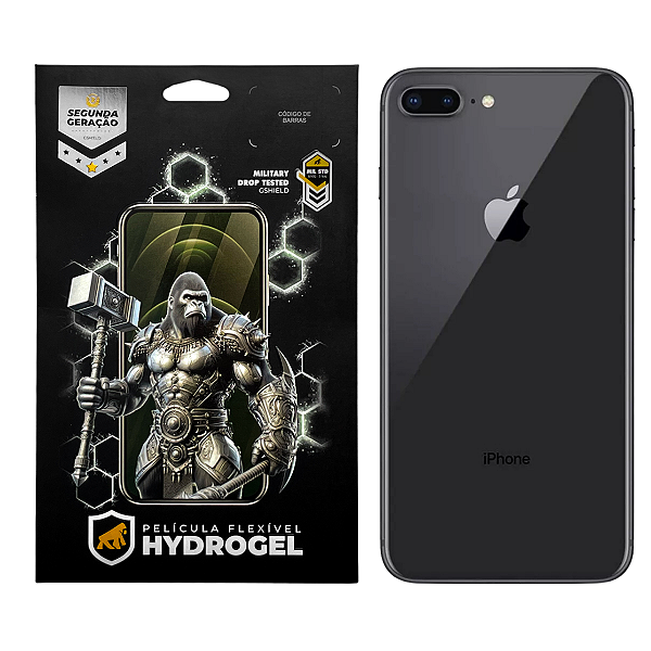 Película para iPhone 7 Plus e 8 Plus - Traseira de Hydrogel - Gshield