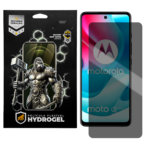 Película para Motorola Moto G60s - Privacidade Hydrogel - Gshield