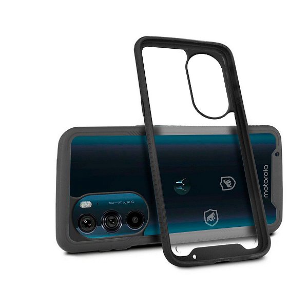Capa para Motorola Moto Edge 30 Pro 5G - Stronger Preta - Gshield