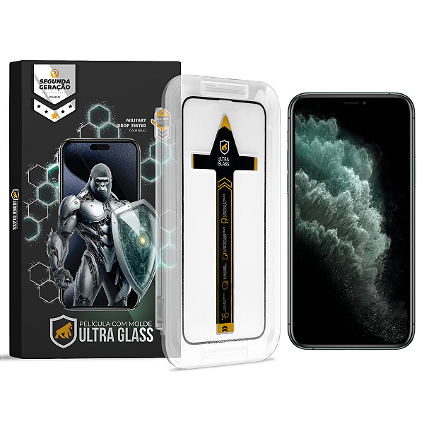 Película para iPhone 11 Pro - Ultra Glass - Preta - Gshield