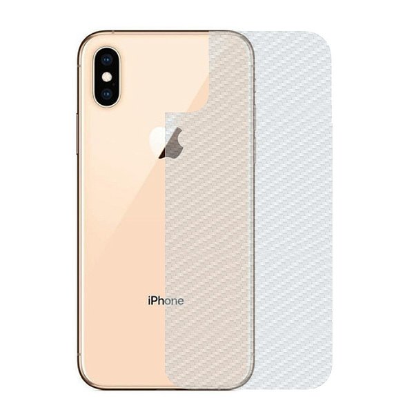Película para iPhone X / XS - Traseira de Fibra de Carbono - Gshield