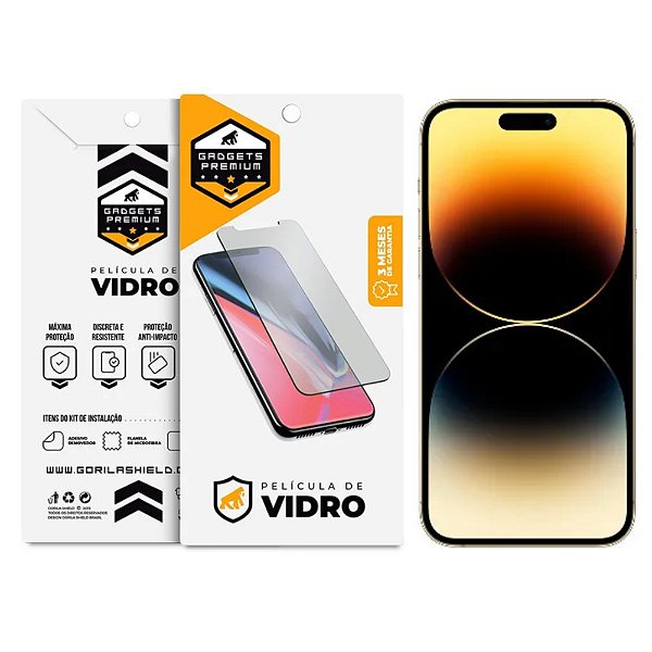 Película para iPhone 14 Pro Max - Vidro Dupla - Gshield