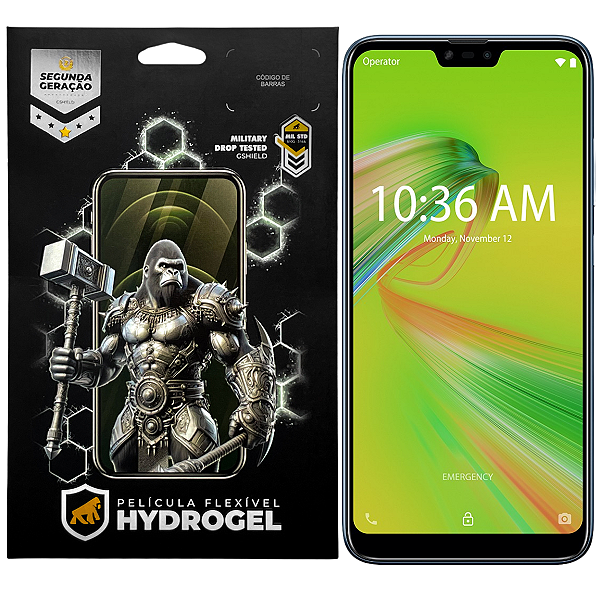 Película para Asus Zenfone Max Shot - Hydrogel Gamer Fosca - Gshield