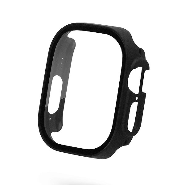 Case para Apple Watch Ultra 49MM (Series 1ª geração/2ª geração/3ª geração) Preta - Armor - acompanha película integrada na case - Gshield