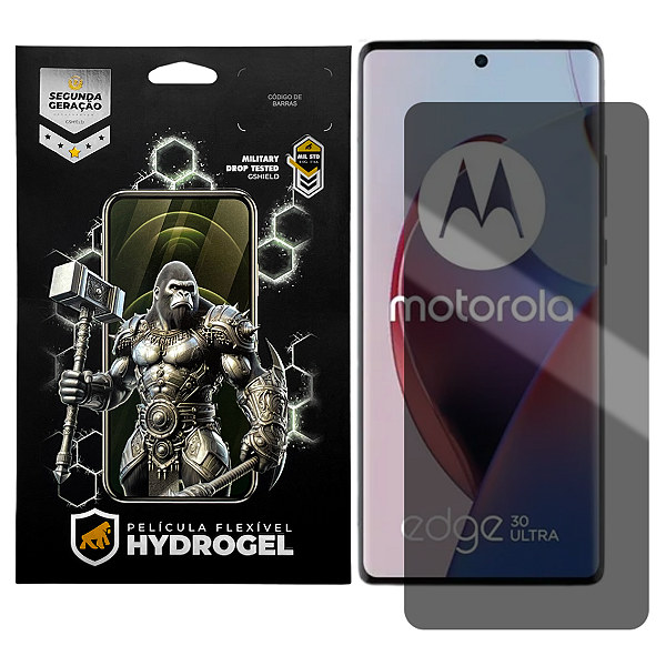 Película para Motorola Edge 30 Ultra 5G - Privacidade Hydrogel - Gshield