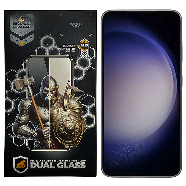 Película para Samsung Galaxy S23 - Dual Glass Preta - Gshield
