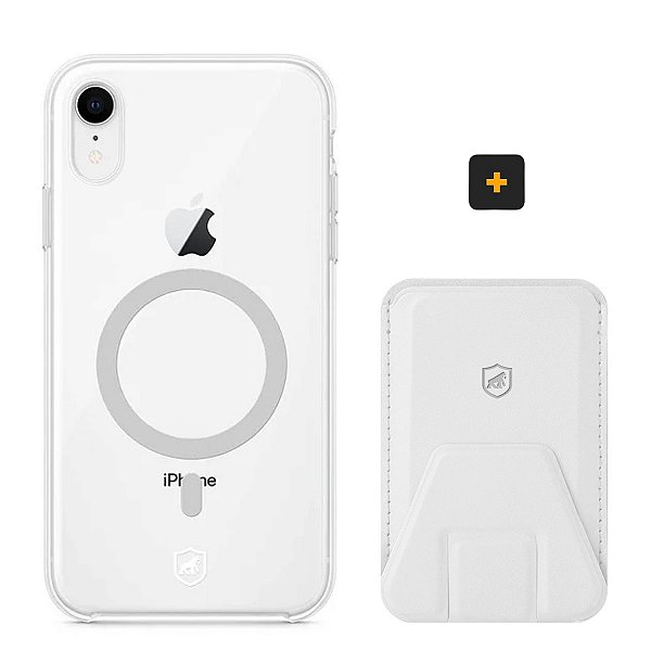 Kit Magsafe - Capa e Carteira com Kickstand para iPhone XR - Gshield