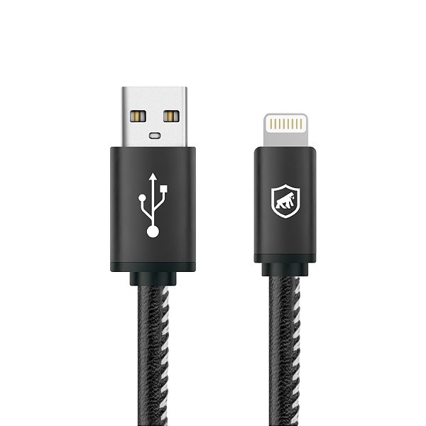 Cabo Lightning/USB-A Reforçado 1,5M Certificado MFI para iPhone/iPad - Turbo Militar - Gshield