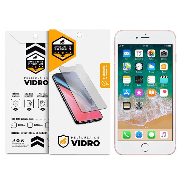 Película para iPhone 6 Plus e 6S Plus - Vidro Dupla - Gshield