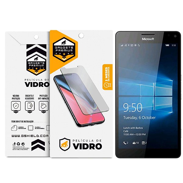 Película para Microsoft 950 - Vidro Dupla - Gshield