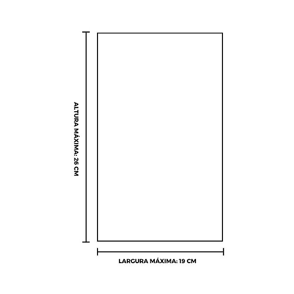 Película Hydrogel HD Transparente com Tamanho Personalizado - Máximo: 19 Largura / 26 Altura