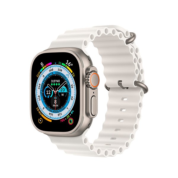 Pulseira para Apple Watch 38 / 40 / 41 MM - Oceano Cloud - Prata - Gshield