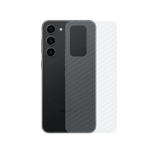 Película para Samsung Galaxy S23 Plus - Traseira de Fibra de Carbono - Gshield