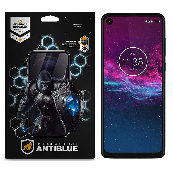 Película para Motorola One Action - AntiBlue - Gshield