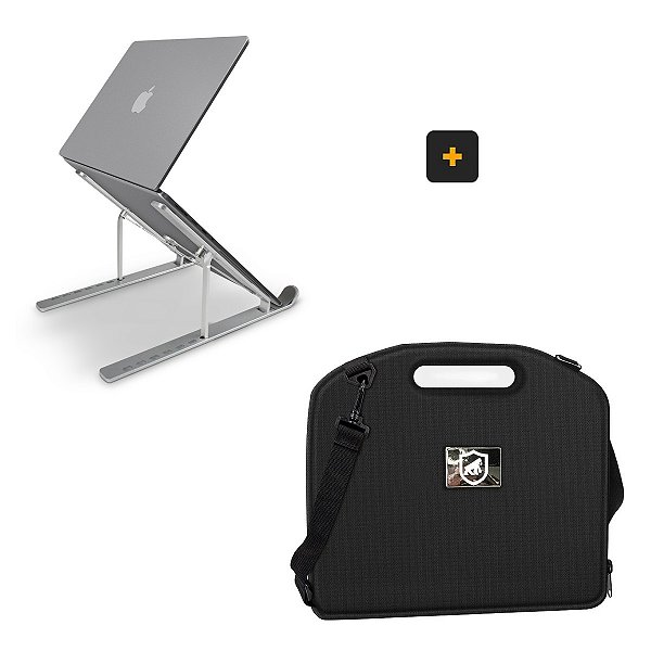 Suporte para Notebook Armor Slim + Capa para Notebook Maleta Executiva Guardian - Gshield