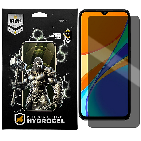 Película para Xiaomi Redmi 9C - Privacidade Hydrogel - Gshield