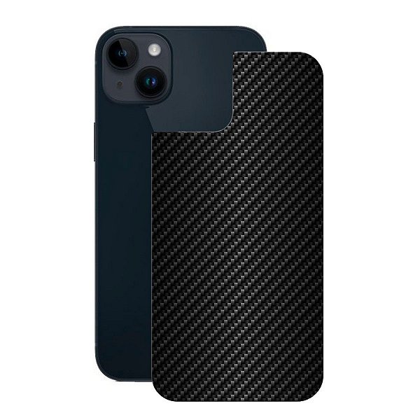 Película para iPhone 13 - Traseira de Fibra de Carbono Preta - Gshield