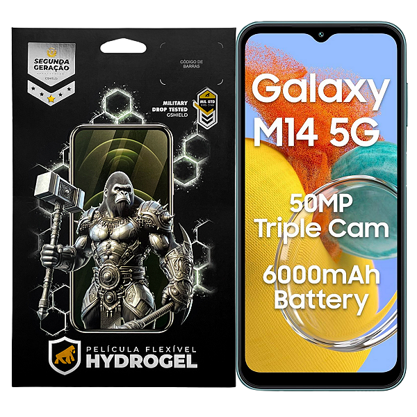 Película para Samsung Galaxy M14 5G - Hydrogel Gamer Fosca - Gshield