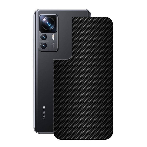 Película para Xiaomi 12T - Traseira de Fibra de Carbono Preta - Gshield