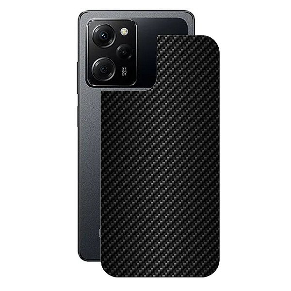 Película para Poco X5 Pro 5G - Traseira de Fibra de Carbono Preta - Gshield