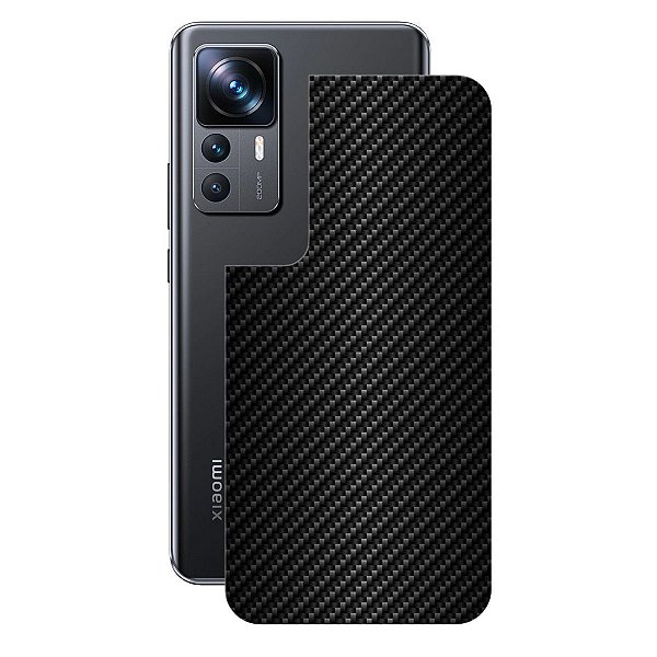 Película para Xiaomi 12T Pro - Traseira de Fibra de Carbono Preta - Gshield