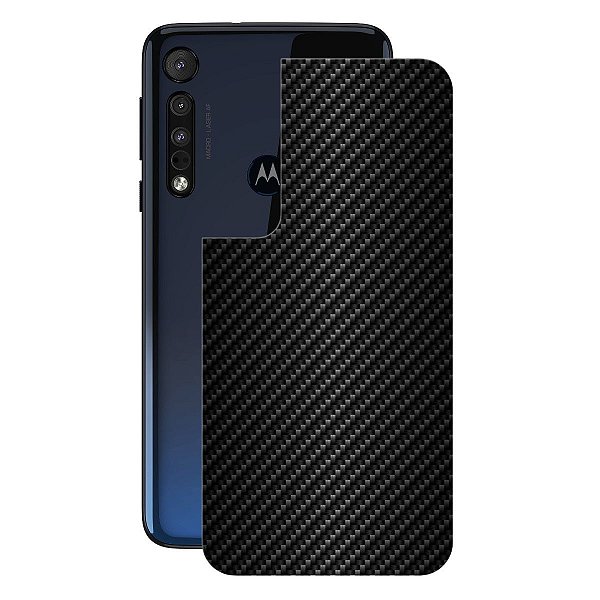 Película para Motorola One Macro - Traseira de Fibra de Carbono Preta - Gshield