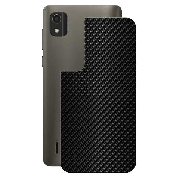 Película para Nokia C2 2nd Edition - Traseira de Fibra de Carbono Preta - Gshield