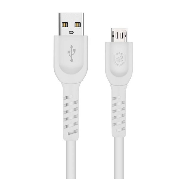 Cabo para controle Playstation 4 USB - Dual Shock Branco 1,2m - Gshield