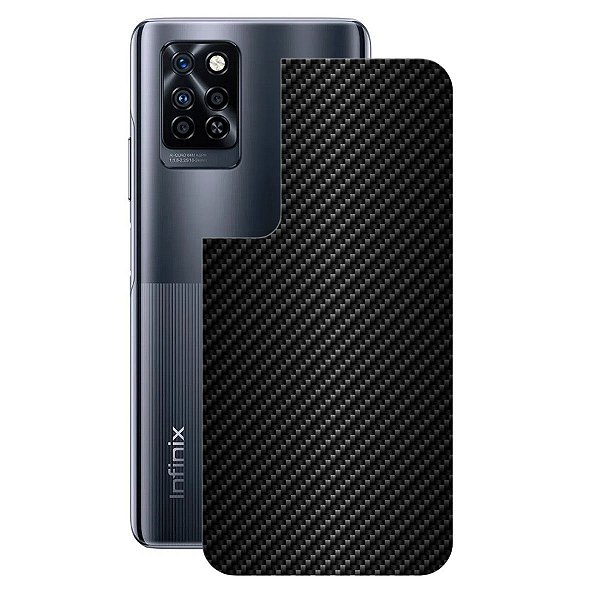 Película para Infinix Note 10 Pro - Traseira de Fibra de Carbono Preta - Gshield