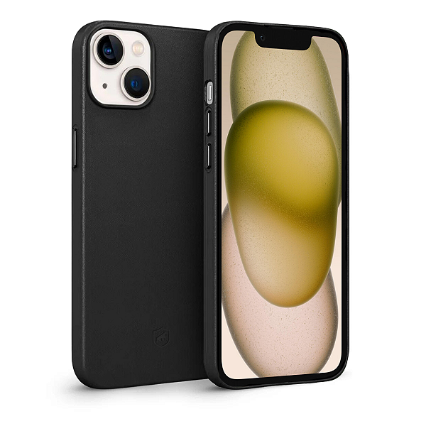 Capa para iPhone 15 - Couro Dual Preta - Gshield