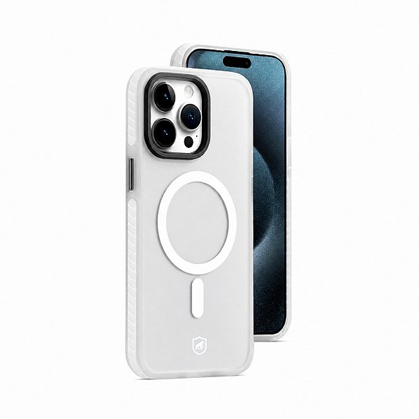 Capa MagSafe Pro para iPhone 15 Pro - Transparente Fosca - Gshield