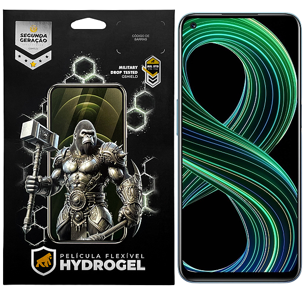 Película para Realme 8 - Hydrogel Gamer Fosca - Gshield