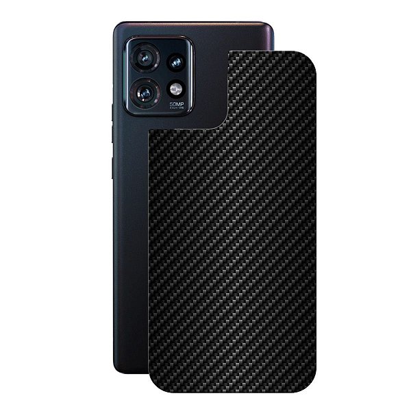 Película para Motorola Edge Plus - Traseira de Fibra de Carbono Preta - Gshield