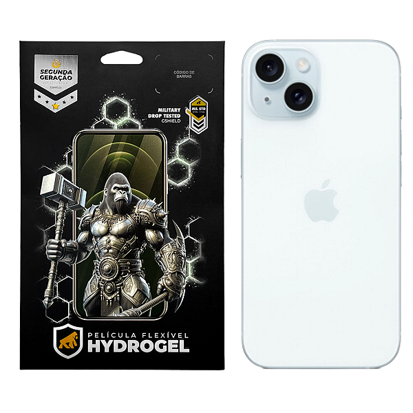 Película para iPhone 15 Plus - Traseira Hydrogel HD - Gshield