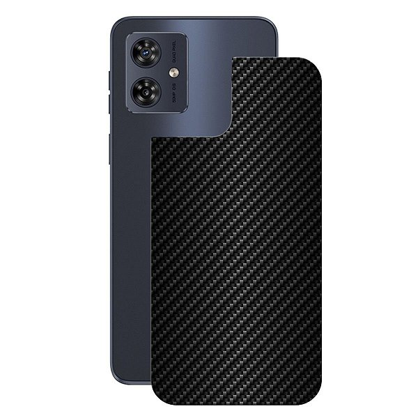 Película para Motorola Moto G54 5G - Traseira de Fibra de Carbono Preta - Gshield