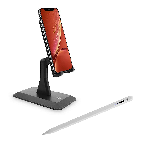 Caneta Touch Capacitiva Pro + Suporte Universal de Mesa Easy Stand GRÁTIS - Gshield