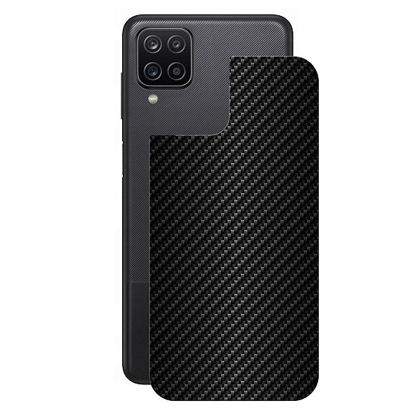 Película para Samsung Galaxy A22 5G - Traseira de Fibra de Carbono Preta - Gshield