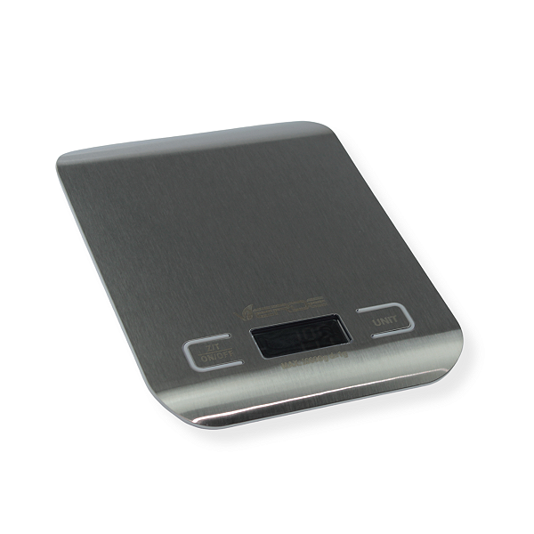 Balança Digital de Alta Precisão para Cozinha - 1g a 10kg - Aço Inox - Verde