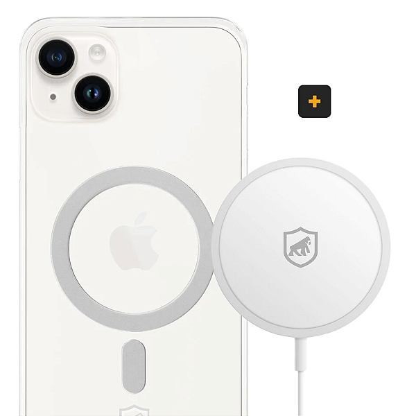 Kit Magsafe - Carregador e Capa para iPhone 14 Plus - Gshield