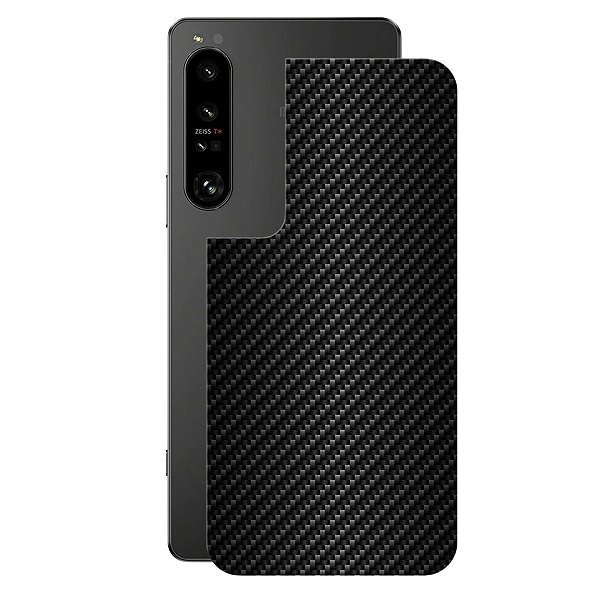 Película para Sony Xperia 1 III - Traseira de Fibra de Carbono Preta - Gshield
