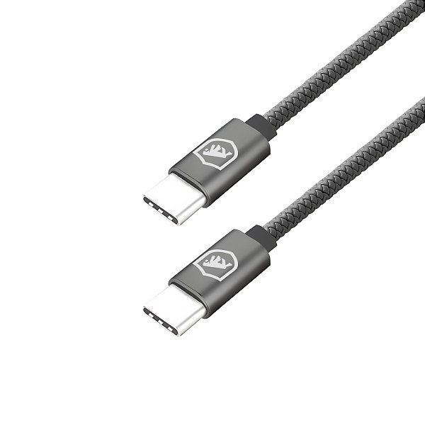 Cabo Symetric - Cinza - Tipo C / Tipo C - 1,5M - Gshield