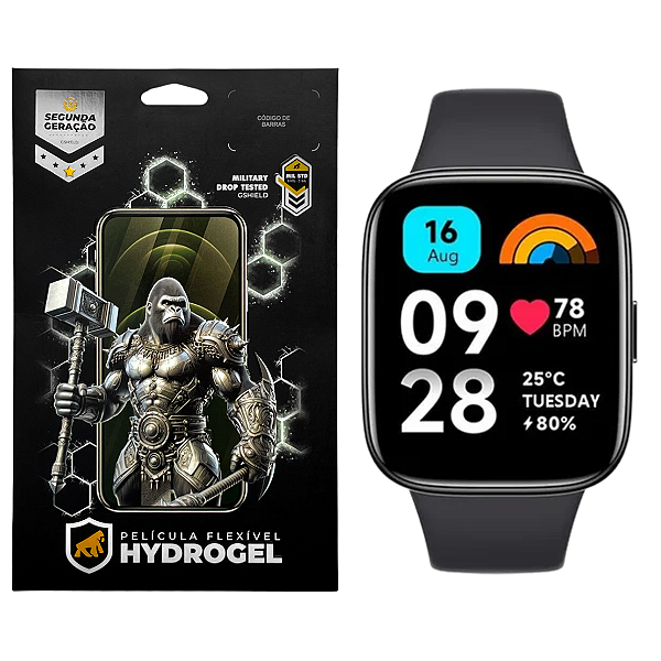 Película para Redmi Watch 3 - Hydrogel HD 6 Unidades - Gshield