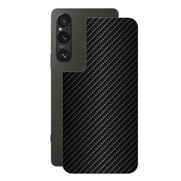 Película para Sony Xperia 1 V - Traseira de Fibra de Carbono Preta - Gshield