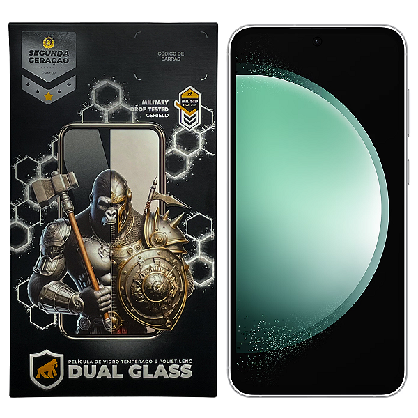 Película para Samsung Galaxy S23 FE - Dual Glass Preta - Gshield