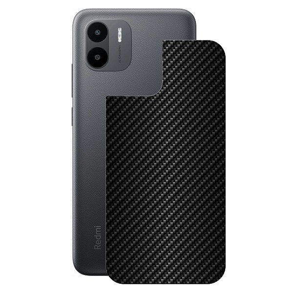 Película para Xiaomi Redmi A2 - Traseira de Fibra de Carbono Preta - Gshield