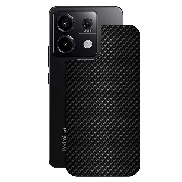 Película para Xiaomi Redmi Note 13 Pro 5G - Traseira de Fibra de Carbono Preta - Gshield