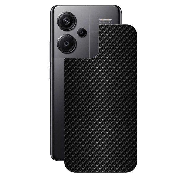 Película para Xiaomi Redmi Note 13 Pro Plus 5G - Traseira de Fibra de Carbono Preta - Gshield