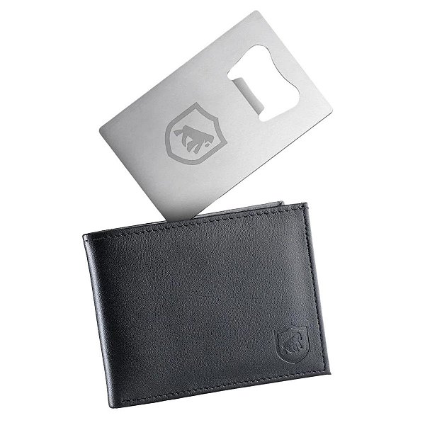 Kit Carteira Snap Guardian e Cartão Abridor em Metal - Gshield